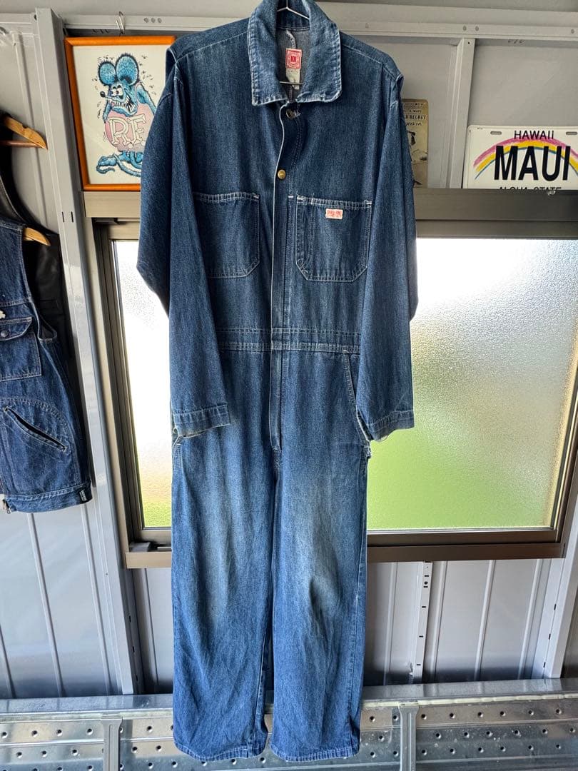 EDWIN 101 オーバーオール 38 MEDIUM ヴィンテージ　入手困難
