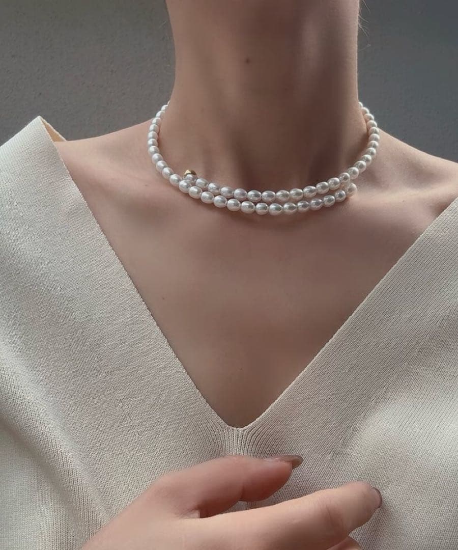 新品 ripsalis [dip] full pearl choker