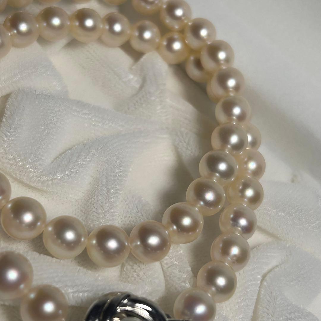 【証明書・ケース付き】田崎真珠 アコヤ パール ネックレス 7.5〜7.9mm