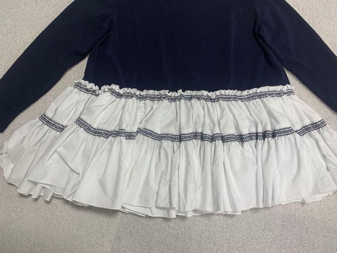 UNITED ARROWS エンブロ ティアード コンビニット　フリーサイズ