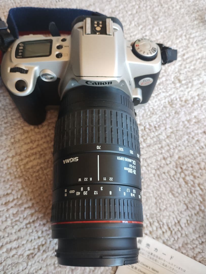 Canon EOS フィルムカメラ レンズ2本 SIGMAバッグ