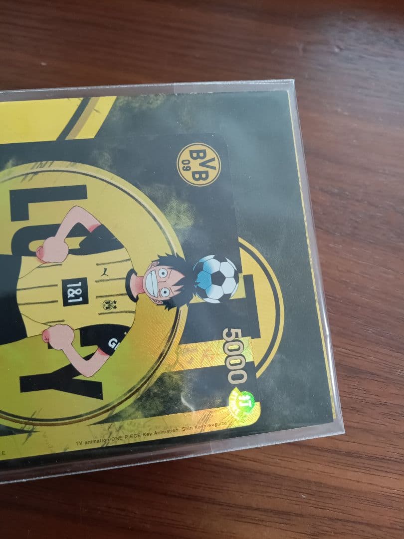 未開封　ルフィ　ドルトムントコラボ　英語版1枚