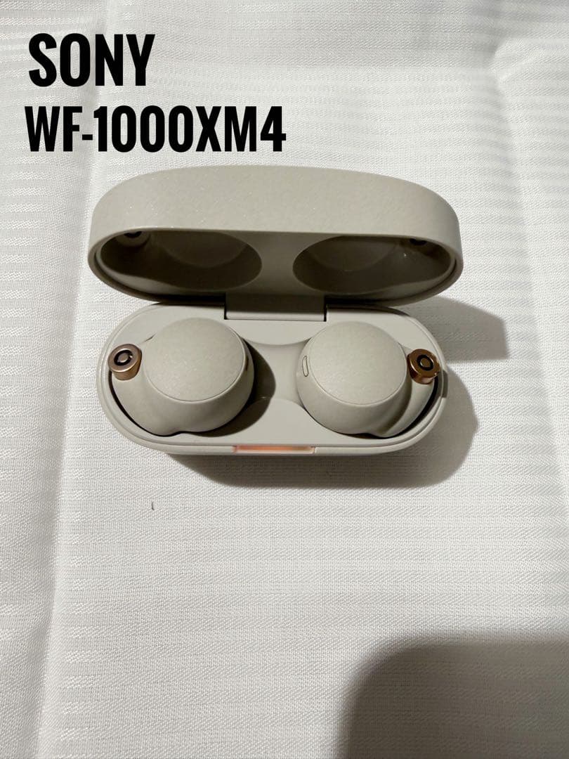【付属品完備】SONY WF-1000XM4 プラチナシルバ-