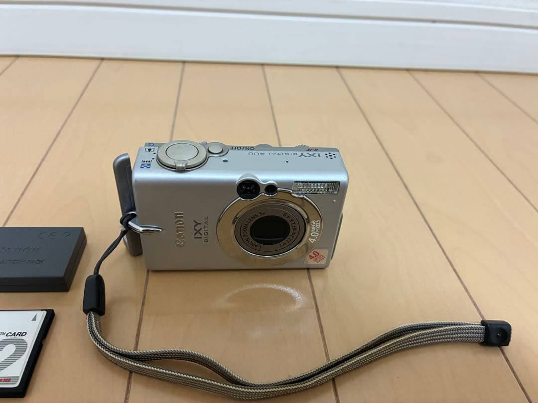 Canon キャノン IXY400 デジタルカメラ シルバー　▪️ジャンク品