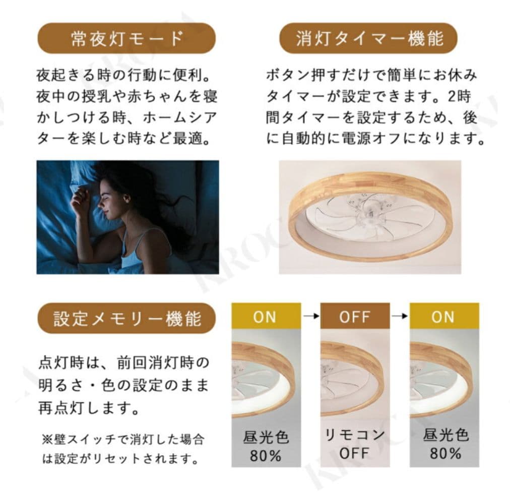 本日お値下げ✩✩✩シーリングファンライト　新品✩2025年6月到着