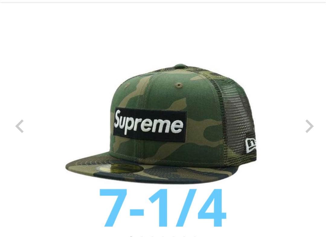 帽子 Supreme Box Logo Mesh Back New Era CAMO