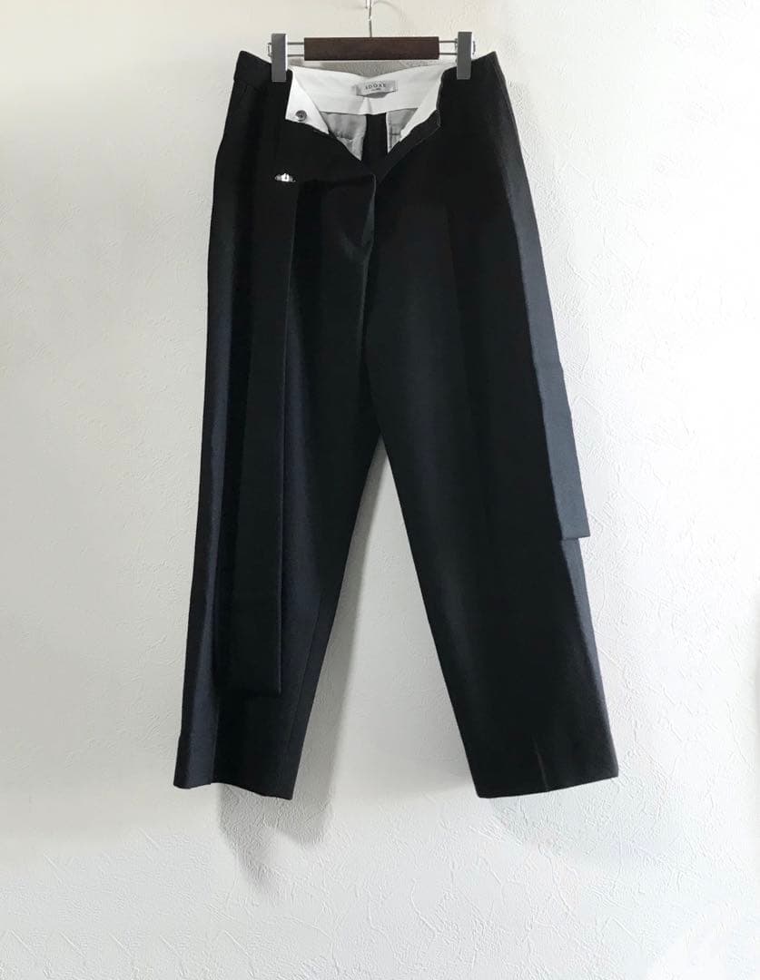 ◎ ADORE ウールサキソニーサイドリボンセンタープレスパンツ 38