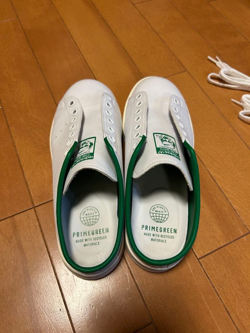 adidas Stan Smith ミュール　ホワイト/グリーン