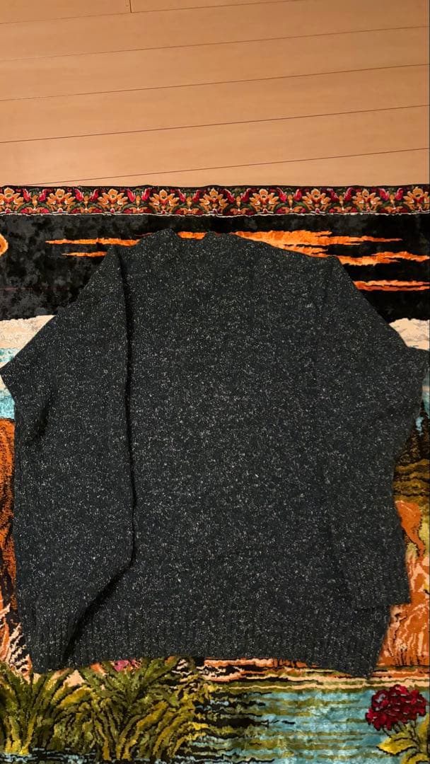 90s old GAP ニットセーター グリーン バーズアイ