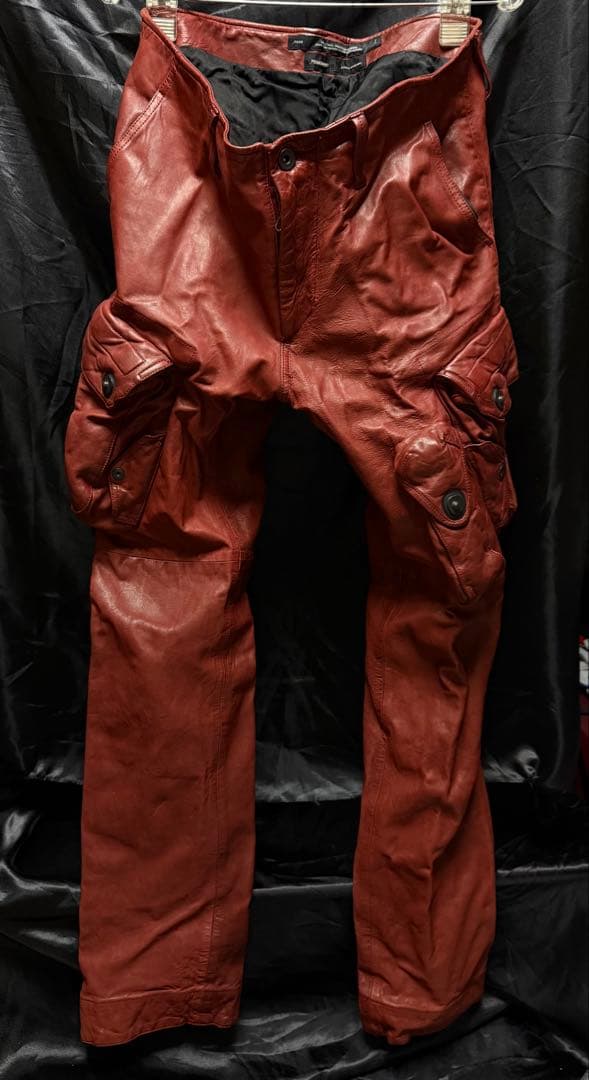 JULIUSレザー ガスマスクパンツ 2021年サンプル品