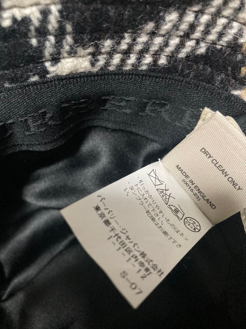 BURBERRY バーバリー　ウール　ハット　 英国製