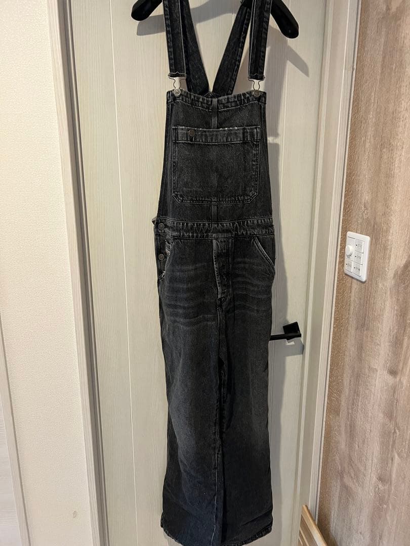 HK　Diesel ダークグレー オーバーオール　美品