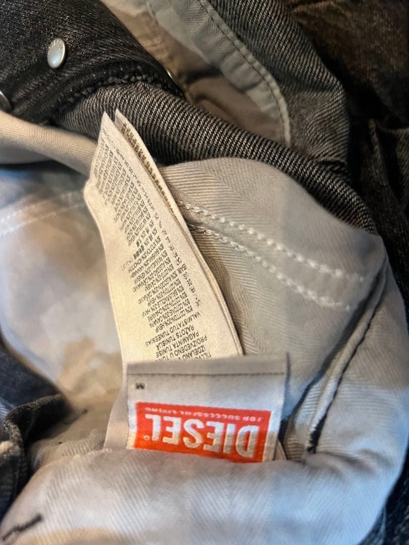 HK　Diesel ダークグレー オーバーオール　美品