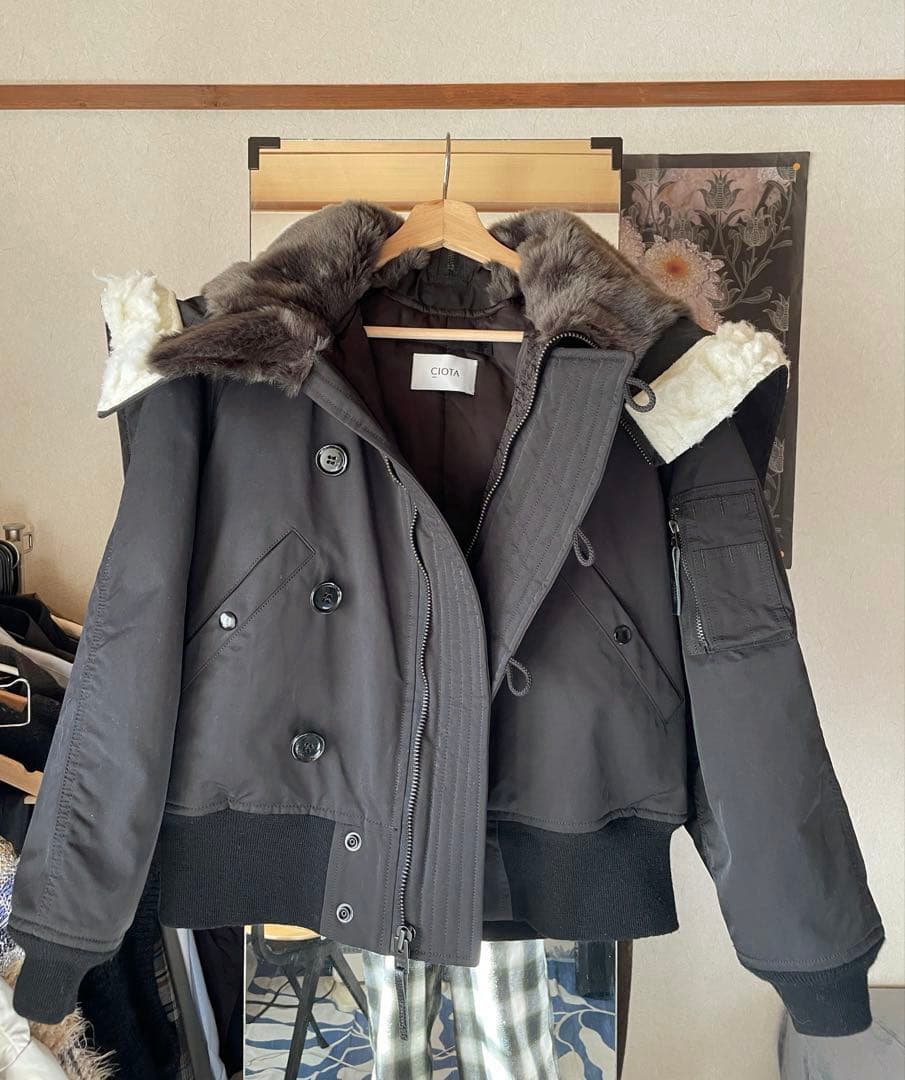 CIOTA スビンコットン ナイロンツイル N-2B フライトジャケット