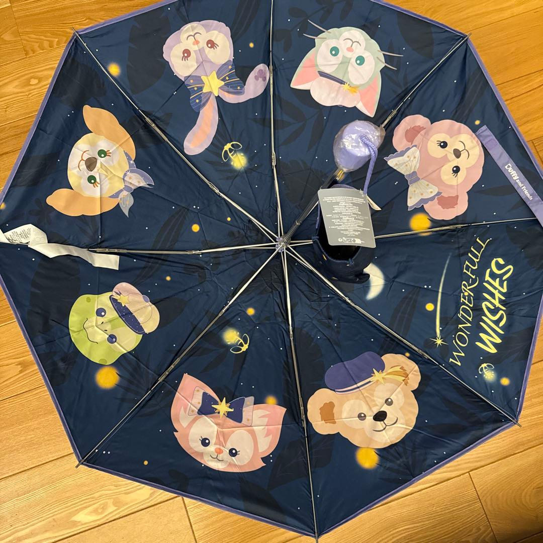 ハワイ/アウラニ　Disney100周年　ダッフィー＆フレンズ　折り畳み傘