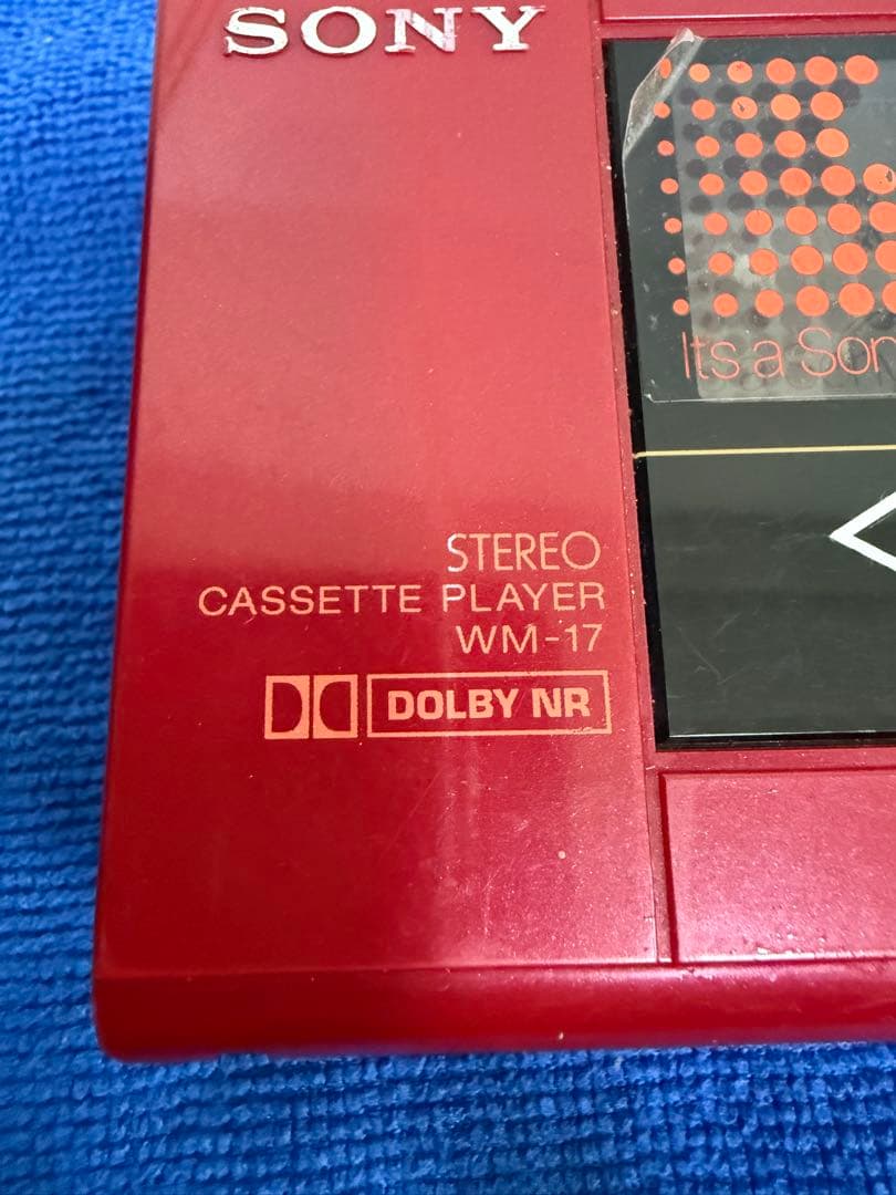 【ジャンク】SONY WALKMAN WM-17 ソニー カセットウォークマン