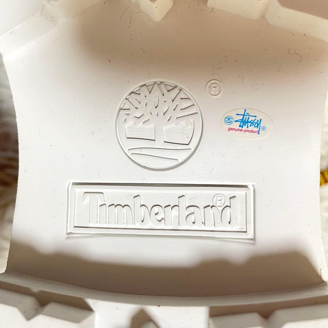 【美品】Timberland x STUSSY レザー6インチジップブーツ