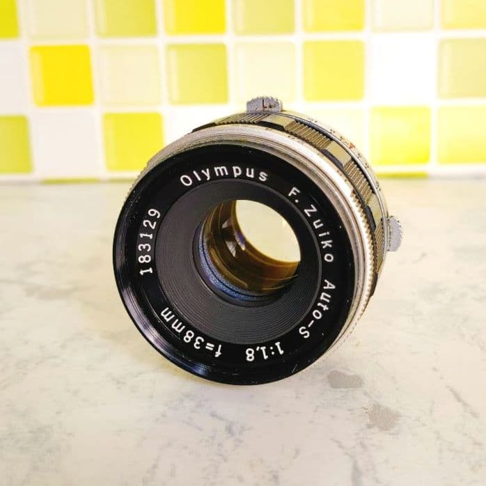 OLYMPUS F.ZUIKO AUTO-S 38mm f1.8 レンズ