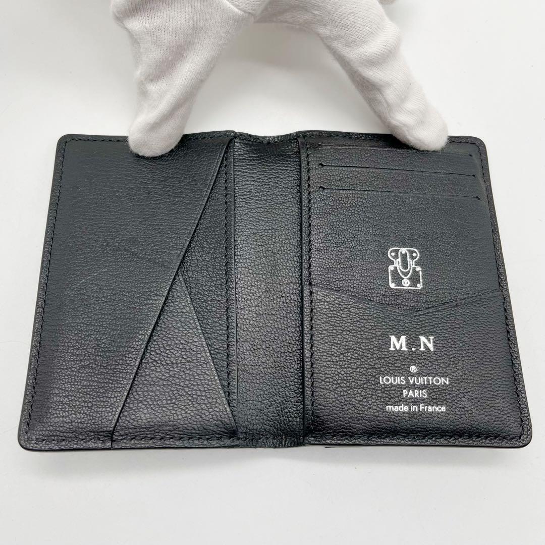 レア　ルイヴィトン オーガナイザードゥポッシュ　名刺入れ　黒　クロコダイル