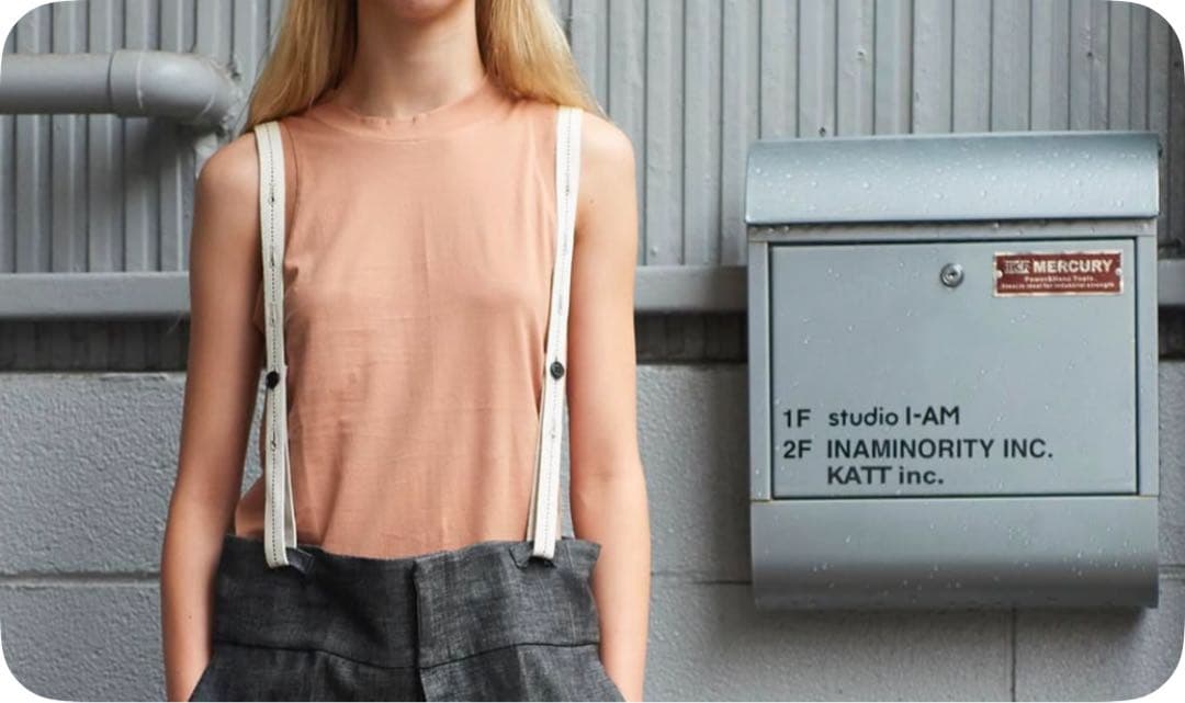 jonnlynx ジョンリンクス　サスペンダーパンツ