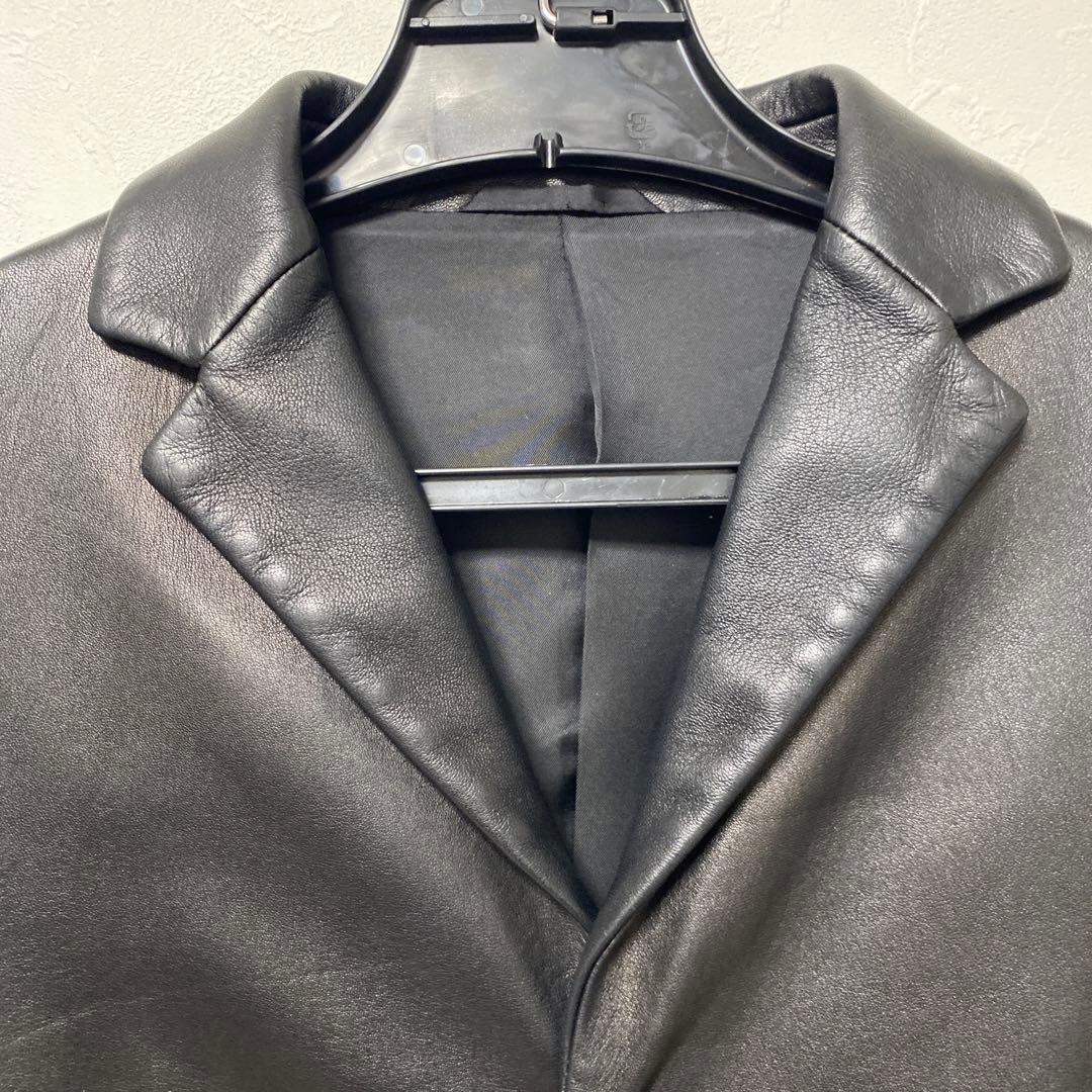 クリーニング済 JILSANDER ジルサンダー レザー ジャケット
