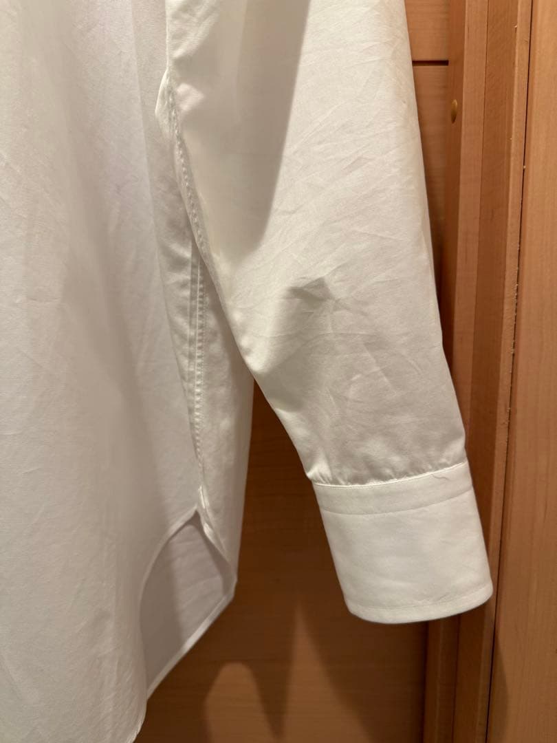 ブラミンク BLAMINK コットンバンドカラーシャツ 38