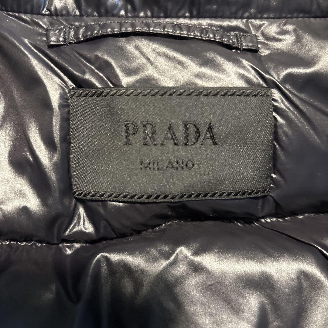 PRADA プラダ　ダウン　ベスト　ブラック　黒