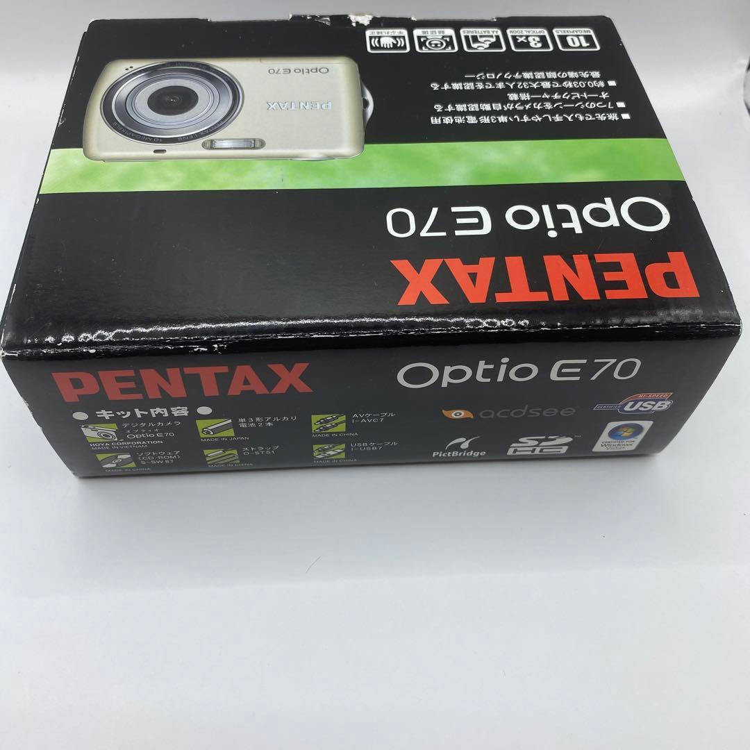 美品 PENTAX Optio E70 ペンタックス　オプティオ　デジタルカメラ