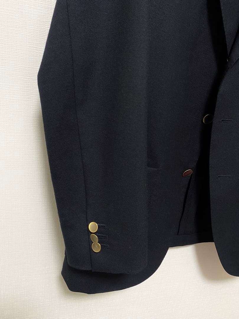 【極美品】ブリティッシュメイド　テムズ　ネイビーブレザー　S