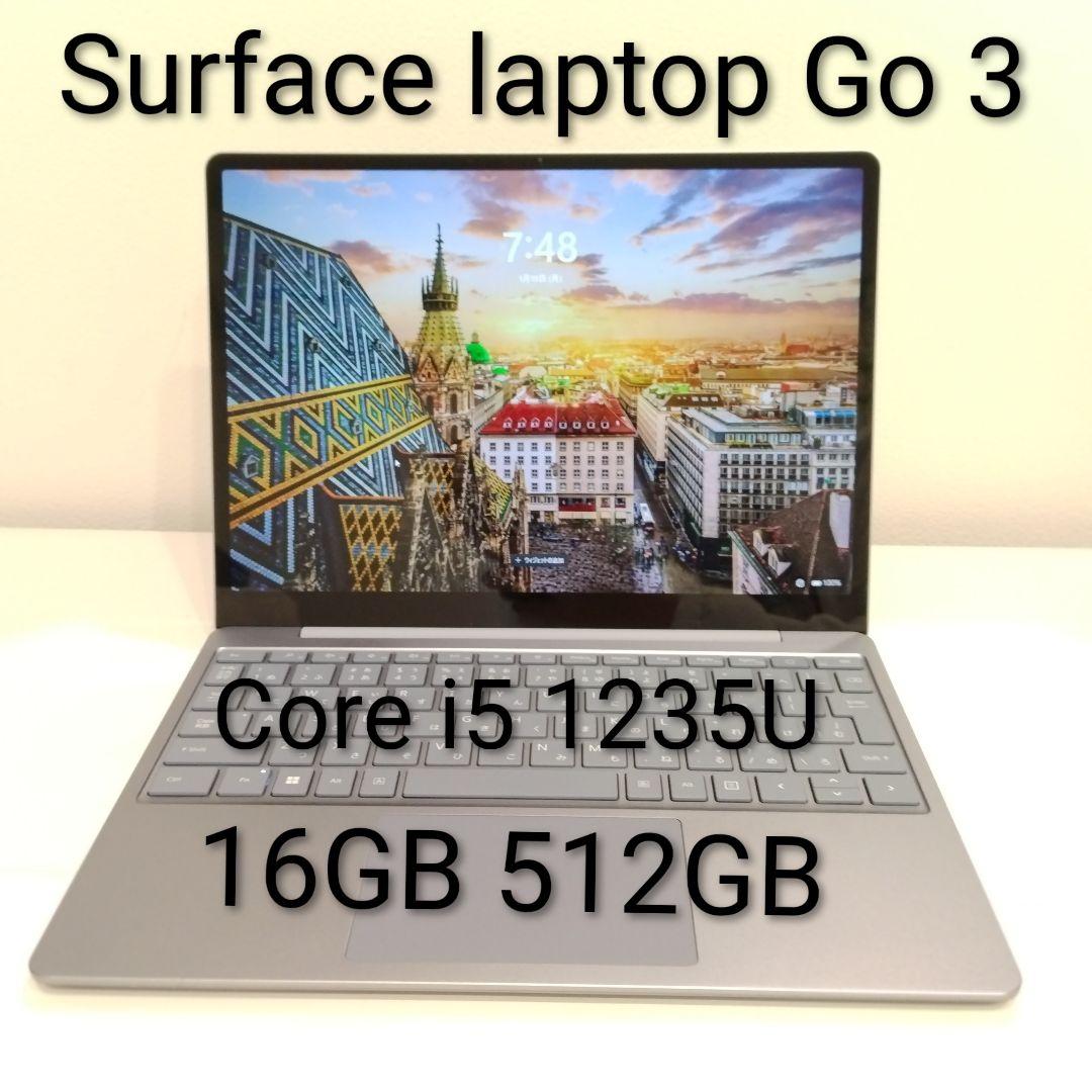 Windowsノート本体 Surface Laptop Go 3 i5 1235U 16GB 512GB