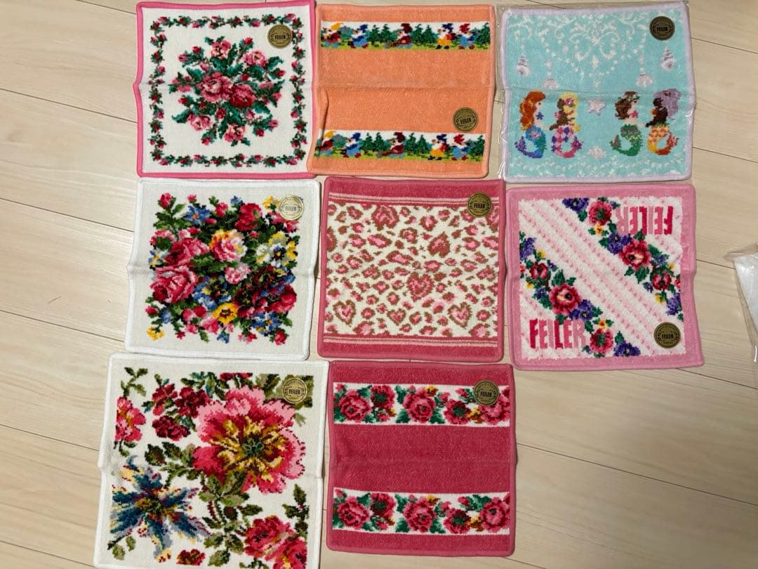 フェイラー　タオルハンカチ　新品　8枚セット