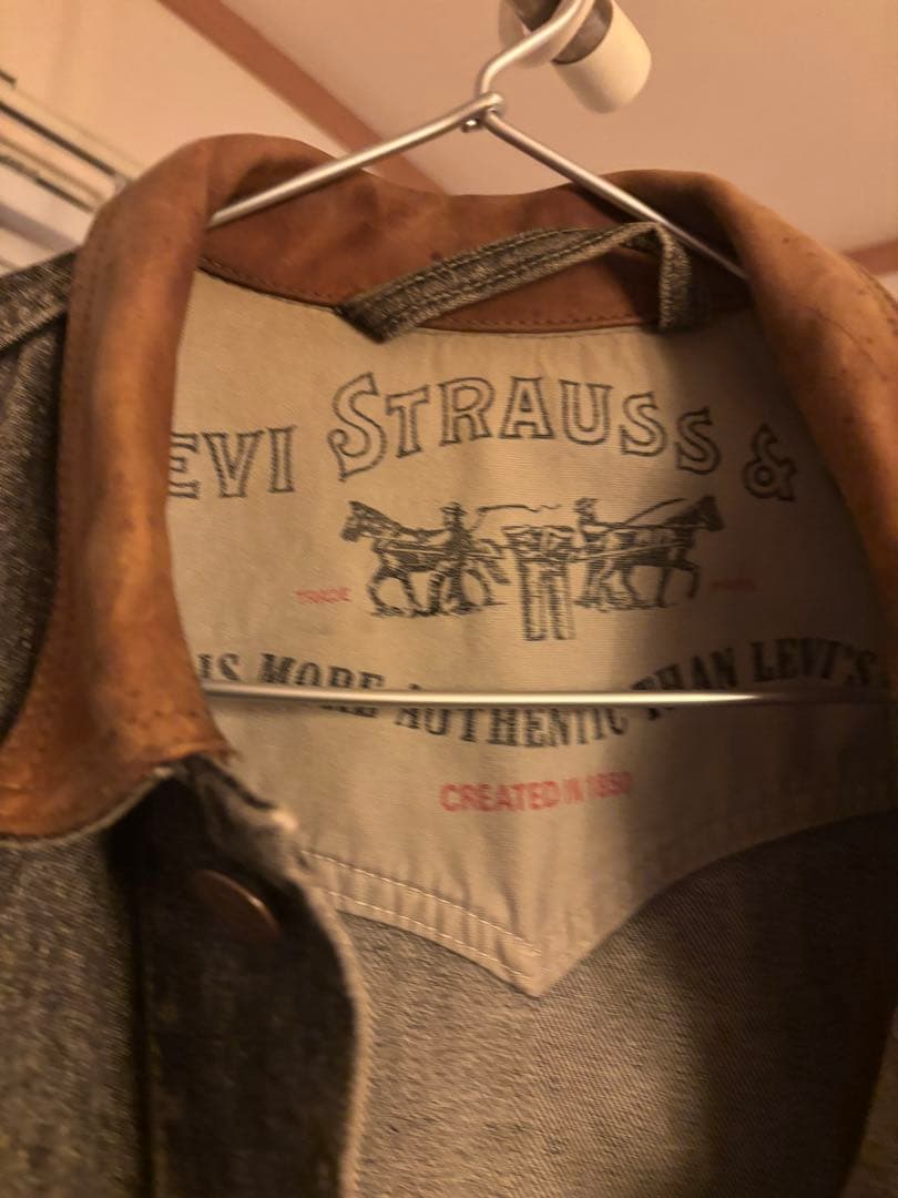 【Special】Levi's 先染めブラック デニムジャケット