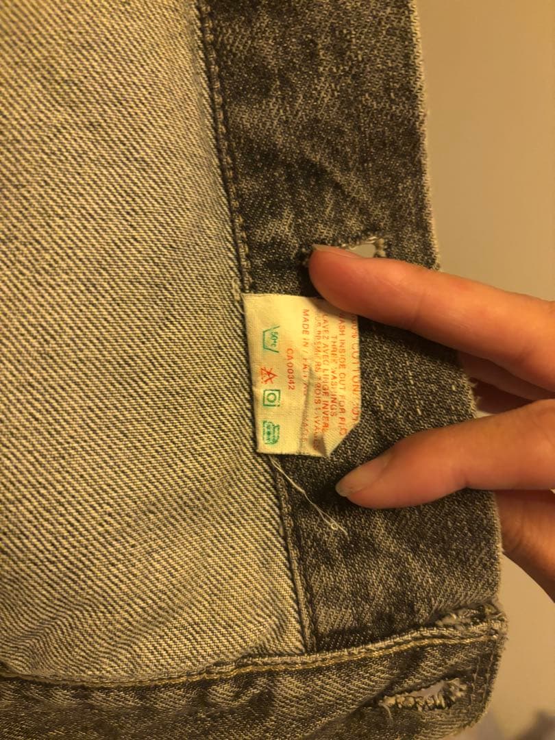 【Special】Levi's 先染めブラック デニムジャケット