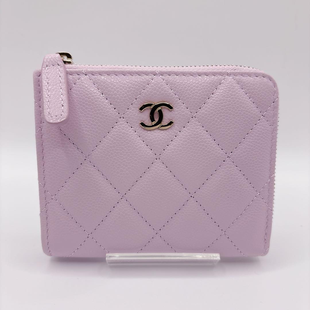 未使用 CHANEL シャネル 財布 スモールジップウォレット ケース