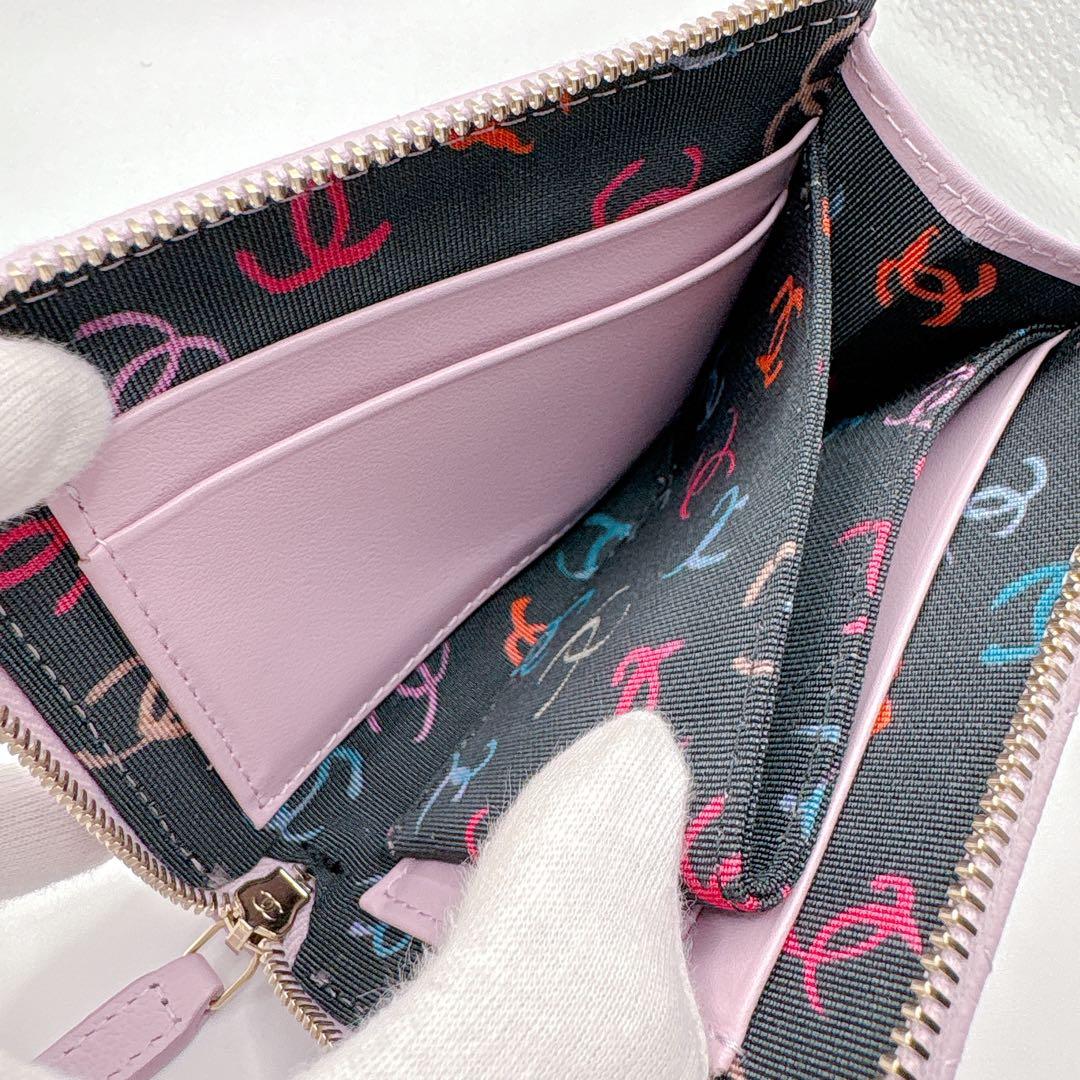 未使用 CHANEL シャネル 財布 スモールジップウォレット ケース