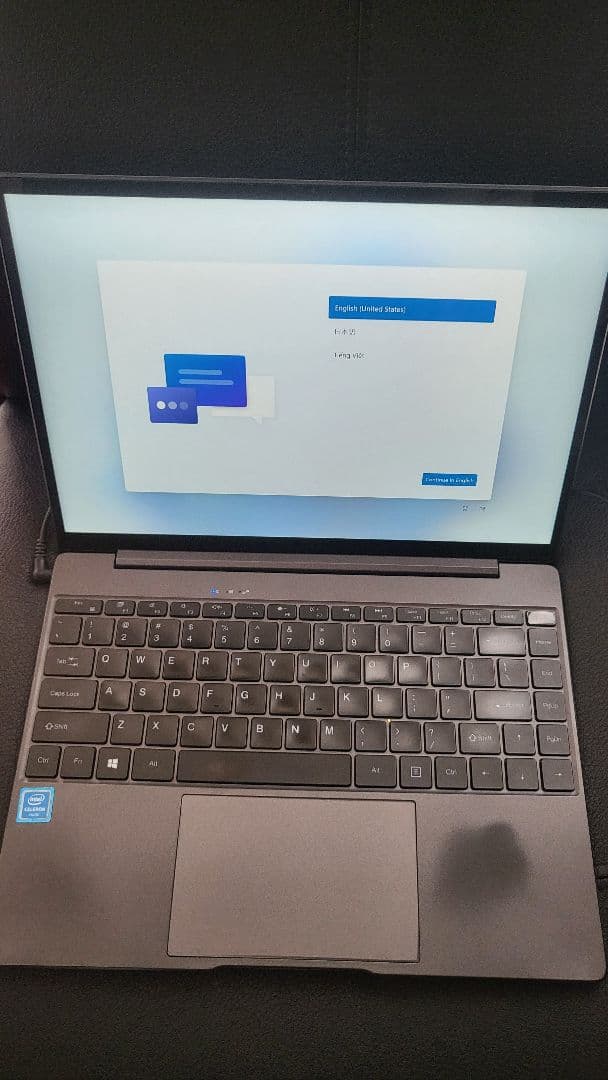 CHUWI ノートパソコン グレー ACアダプター付き