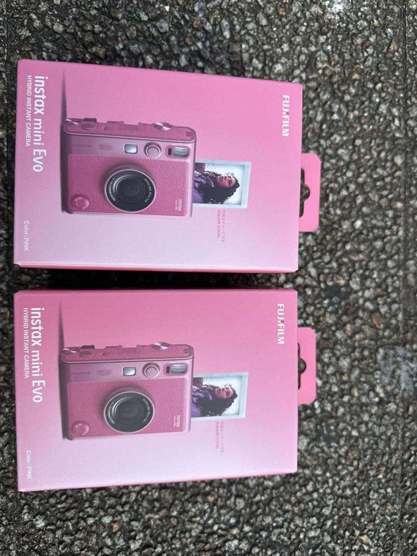 フジフイルム インスタントカメラ instax mini Evo PINK