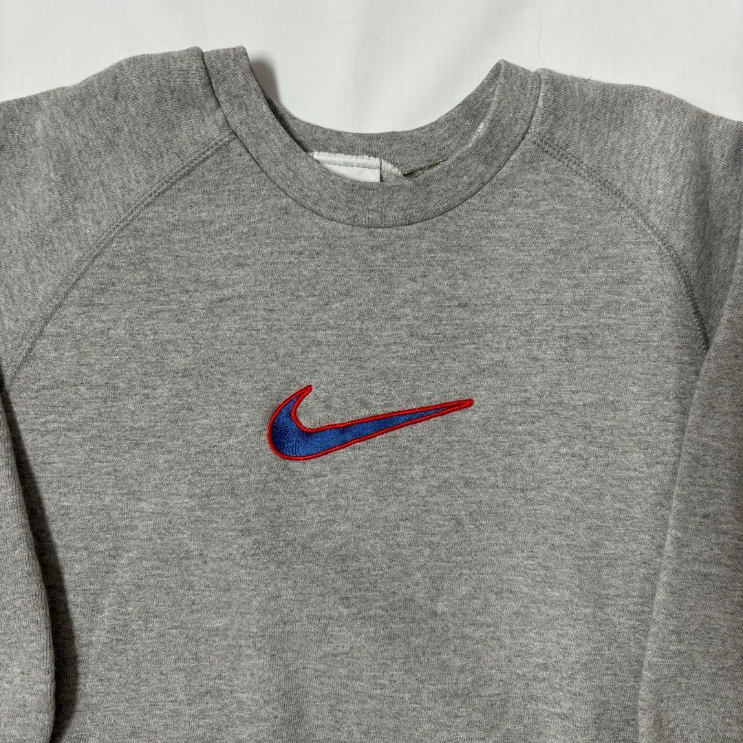 kids 90's NIKE スウェット スウォッシュ入り　USA製
