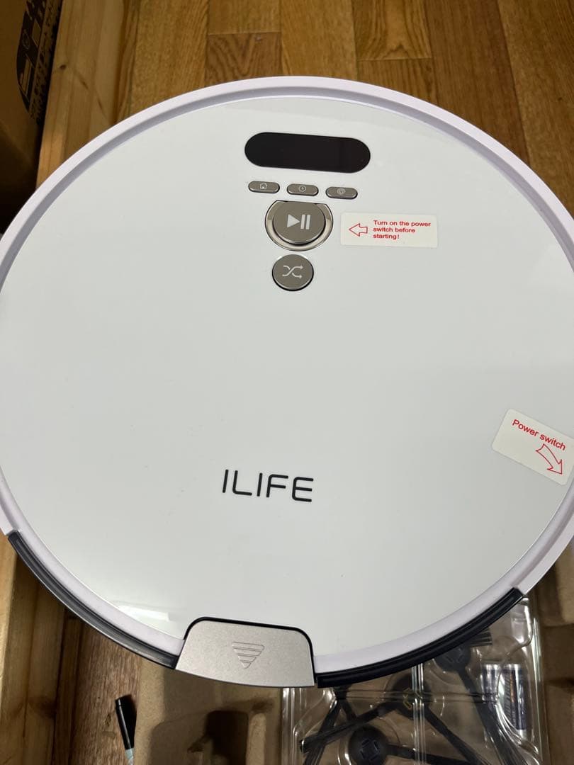 【A】ILIFE アイライフ V8e ロボット掃除機　水拭きモード
