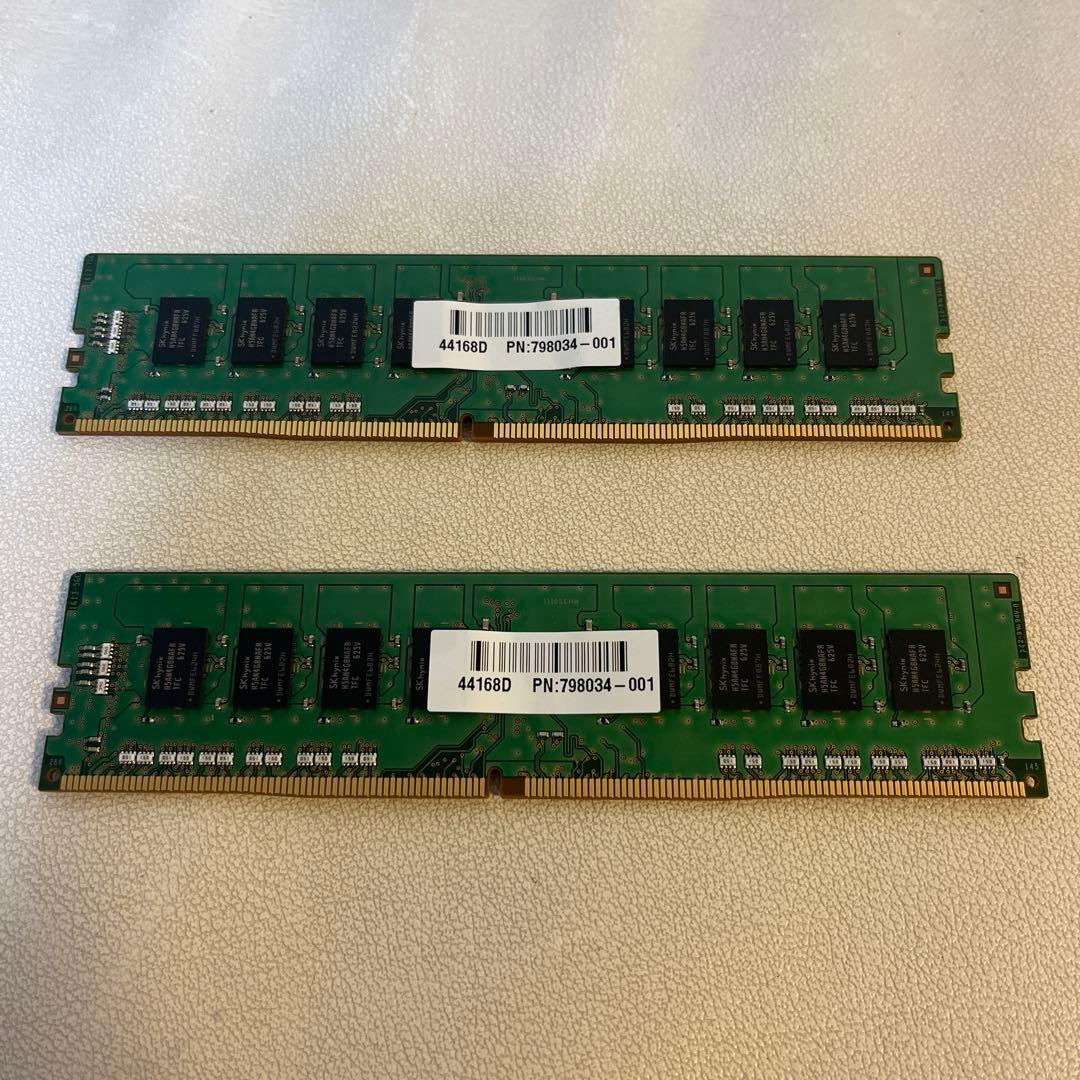 DDR4 メモリ　SK Hynix 8GB 2枚(16GB) PC4-2133P