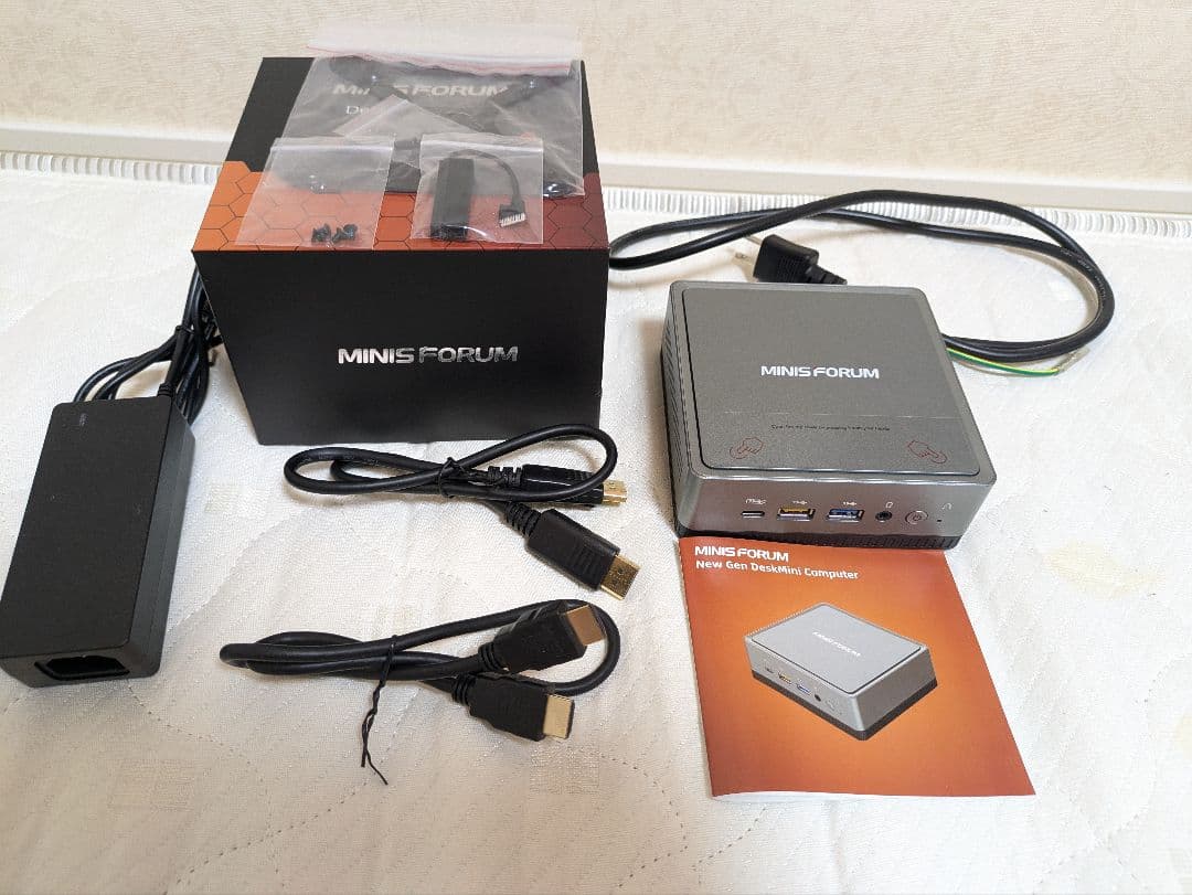 MINISFORUM UM350 ミニPC　16GBメモリ 512GB SSD