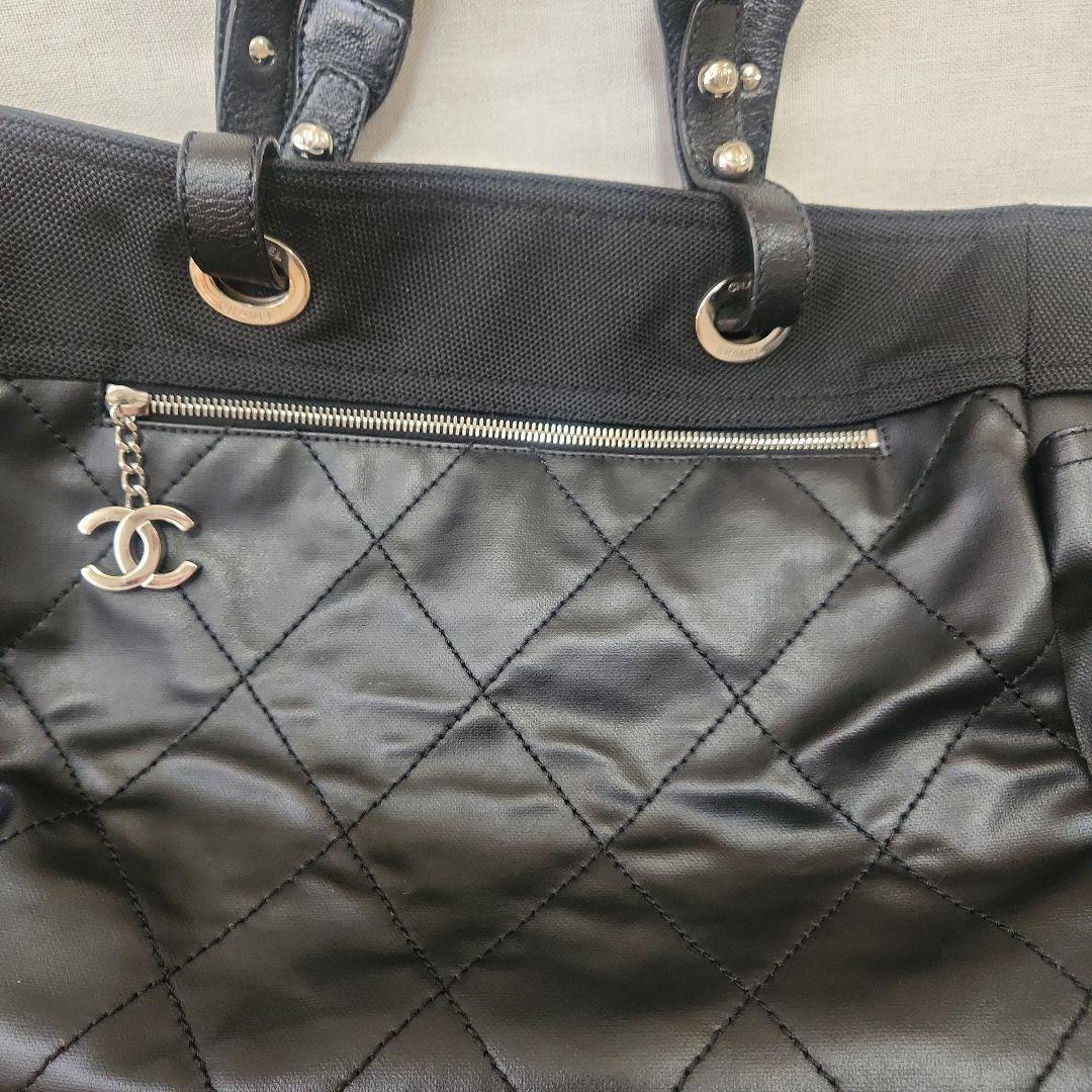 CHANEL ブラック キルティング バッグ