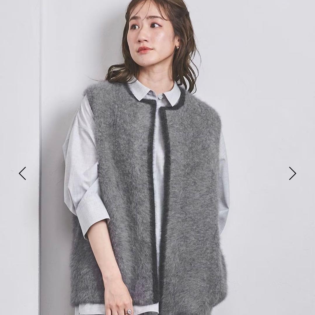 フォックス カシミヤ ニットベスト　ユナイテッドアローズ