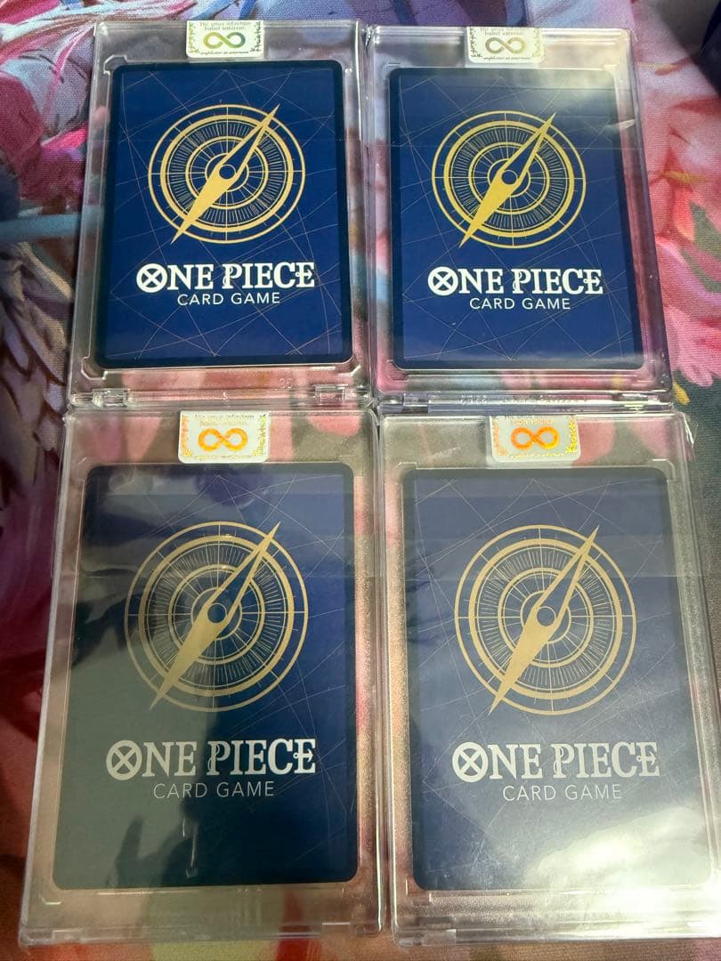 ワンピースカード モンキー・D・ルフィ SR 4枚セット 新時代の主役マグホ付き