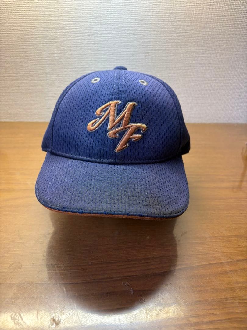 盛岡大附属公式戦用MFロゴ刺繍 ネイビーキャップ