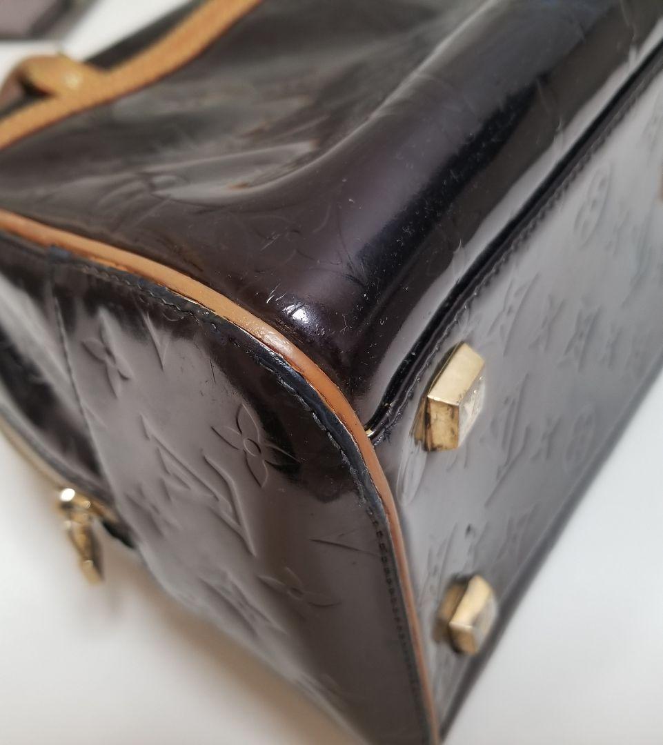 ルイヴィトン モノグラム ヴェルニ トンプキンスクエア トートバッグ ボストン