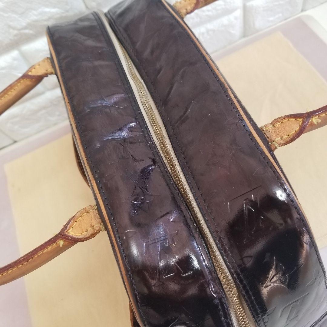 ルイヴィトン モノグラム ヴェルニ トンプキンスクエア トートバッグ ボストン