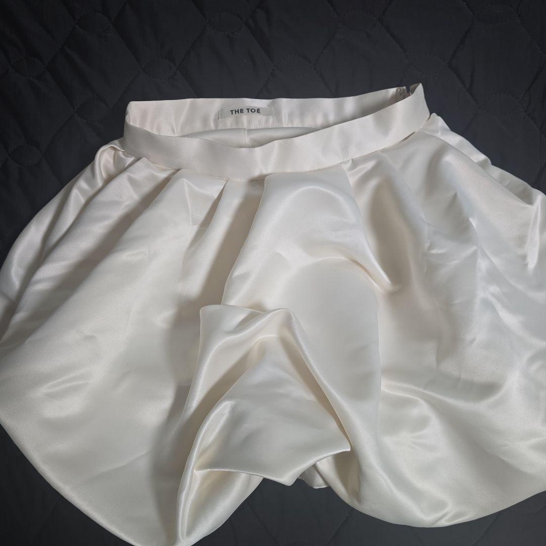 THE TOE アイボリー フレアスカート S