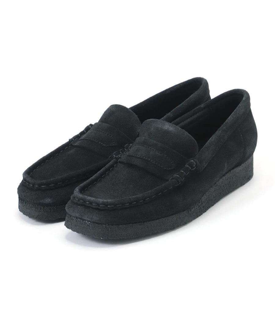 靴 Clarks wallabee suede loafer