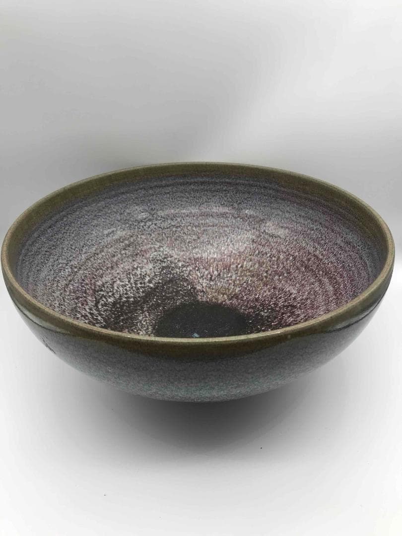 明時代　火焔青釉大碗 紫紅釉大鉢　水盆　辰砂釉　窯変釉　景徳鎮(B-28)